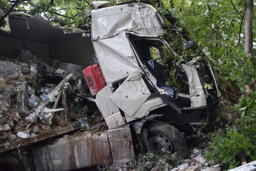 Schwerer VU A 3 Rich Oberhausen Hoehe AK Leverkusen P313.JPG - Miklos Laubert